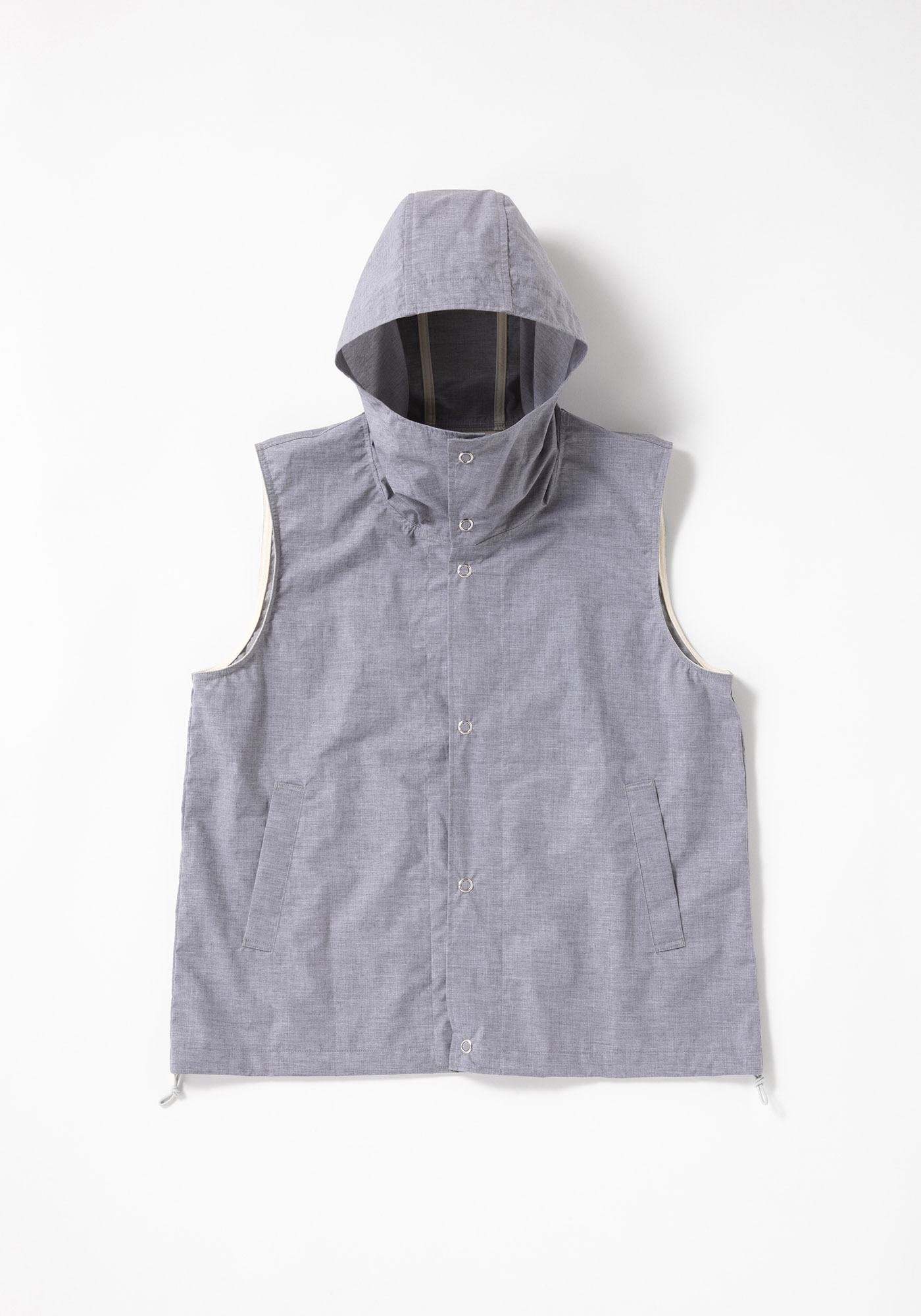 Atsumori Hooded Vest(S 30:Heather Gray): ALL｜jackman日本公式サイト