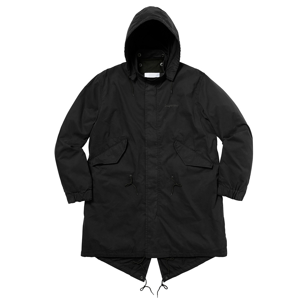 Cotton Green/Black Supreme Akira Fishtail Parka