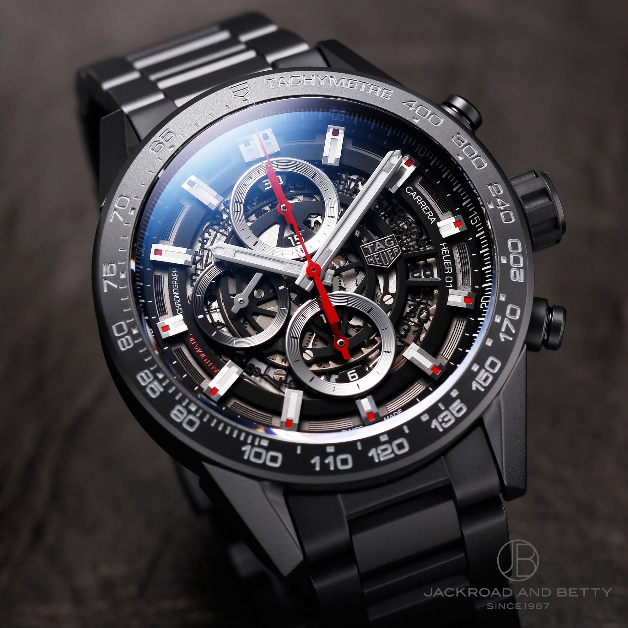 カレラ キャリバー ホイヤー01 クロノグラフ フルセラミック[CAR2090