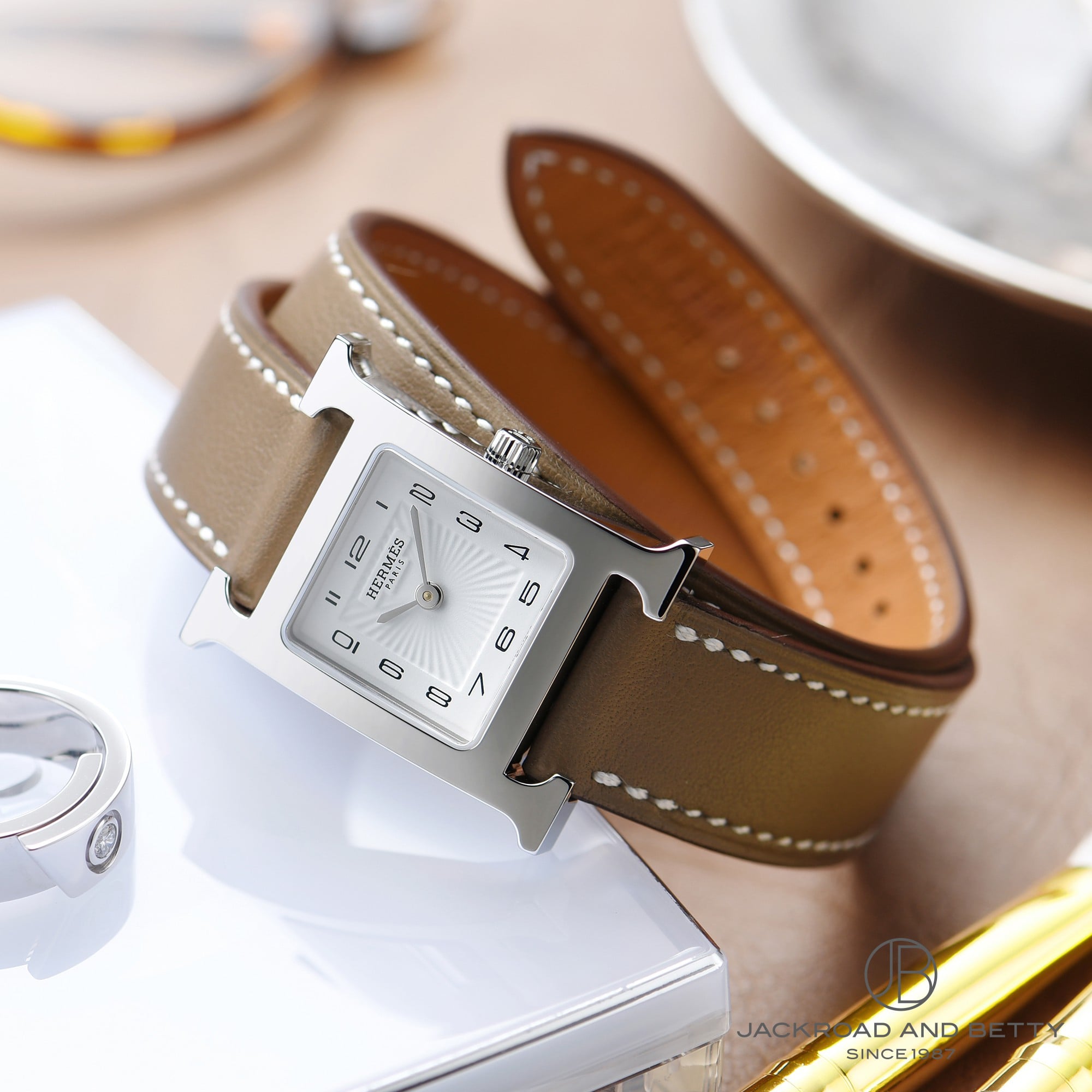 Hウォッチ PM 25mm ドゥブルトゥール[W036714WW00] H Watch Double