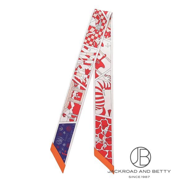 ツイリー エルメス・ファクトリー ホワイト 白[] Twilly Hermes