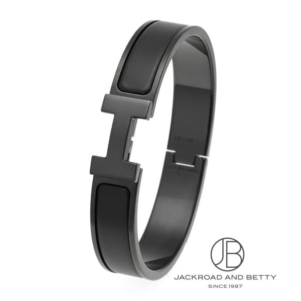 エルメス クリック・クラックH ラージ ブラック ブレスレット バングル