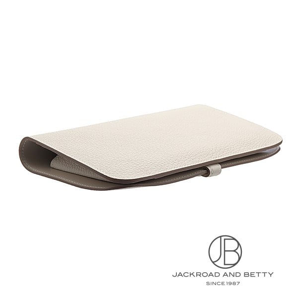 ドゴン GM 二つ折り長財布 クレ アイボリー ホワイト 白[] Dogon GM