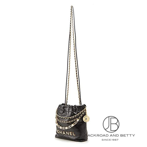 CHANEL 22 ミニ ハンドバック ブラック 黒[AS3980 B17401 94305