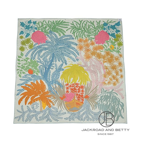 カレ ダブルフェイス90 画家たちの庭 グリーン 緑[] Carre90