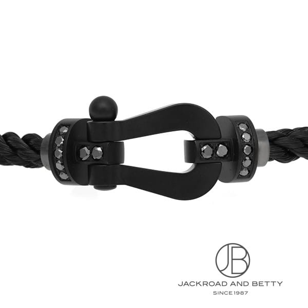 フォース10 ブラックチタン ブレスレット ラージモデル[0B0164-6B0275