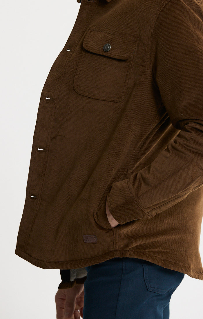 Sherpa Lined Corduroy Shirt Jacket | Men's Shirt Jackets | JACHS NY