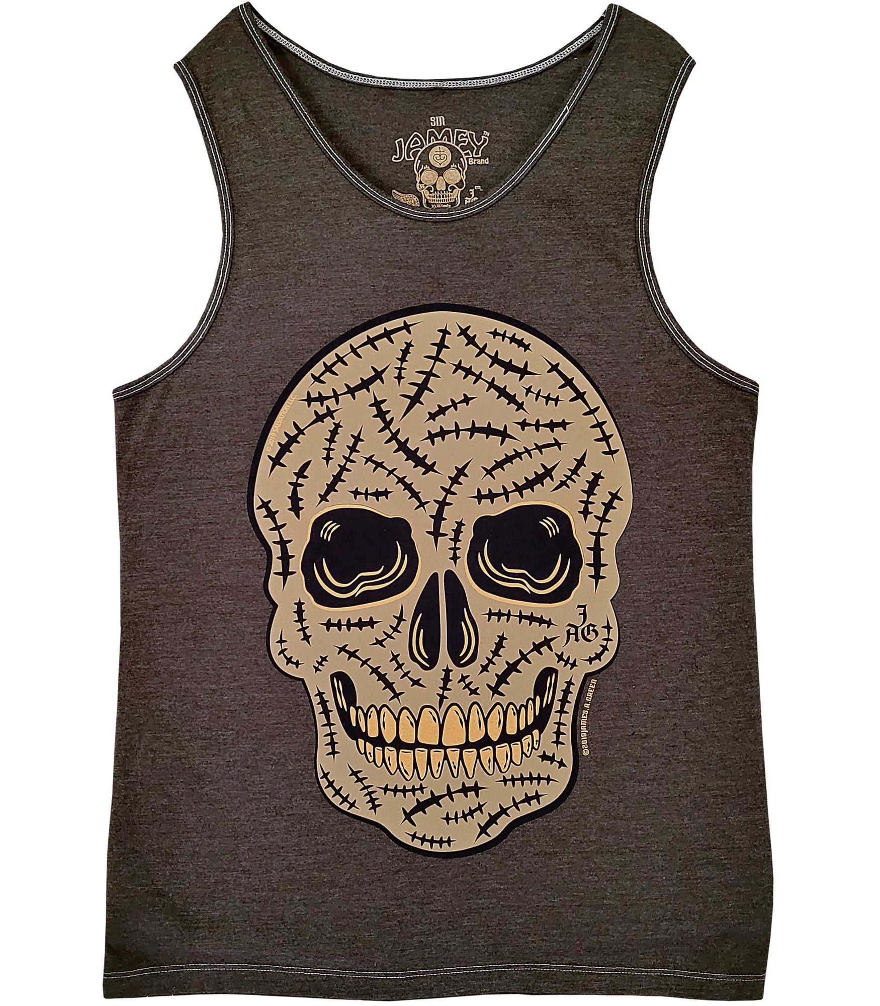 Cheever Skull Tank Top | Cool Tank Tops | Designer Tanks | Skull