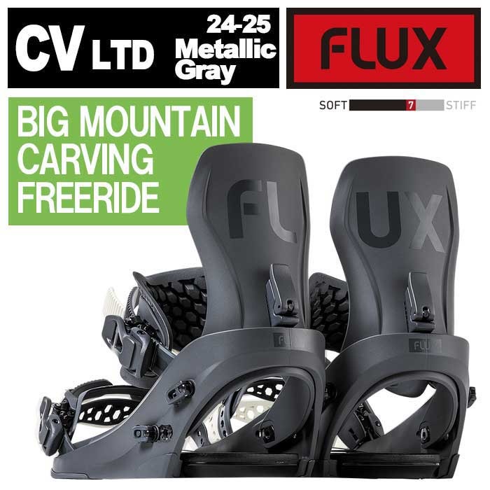 23-24 FLUX CV-LTD ビンディング Mサイズ マットブラック FLUX CVLTD