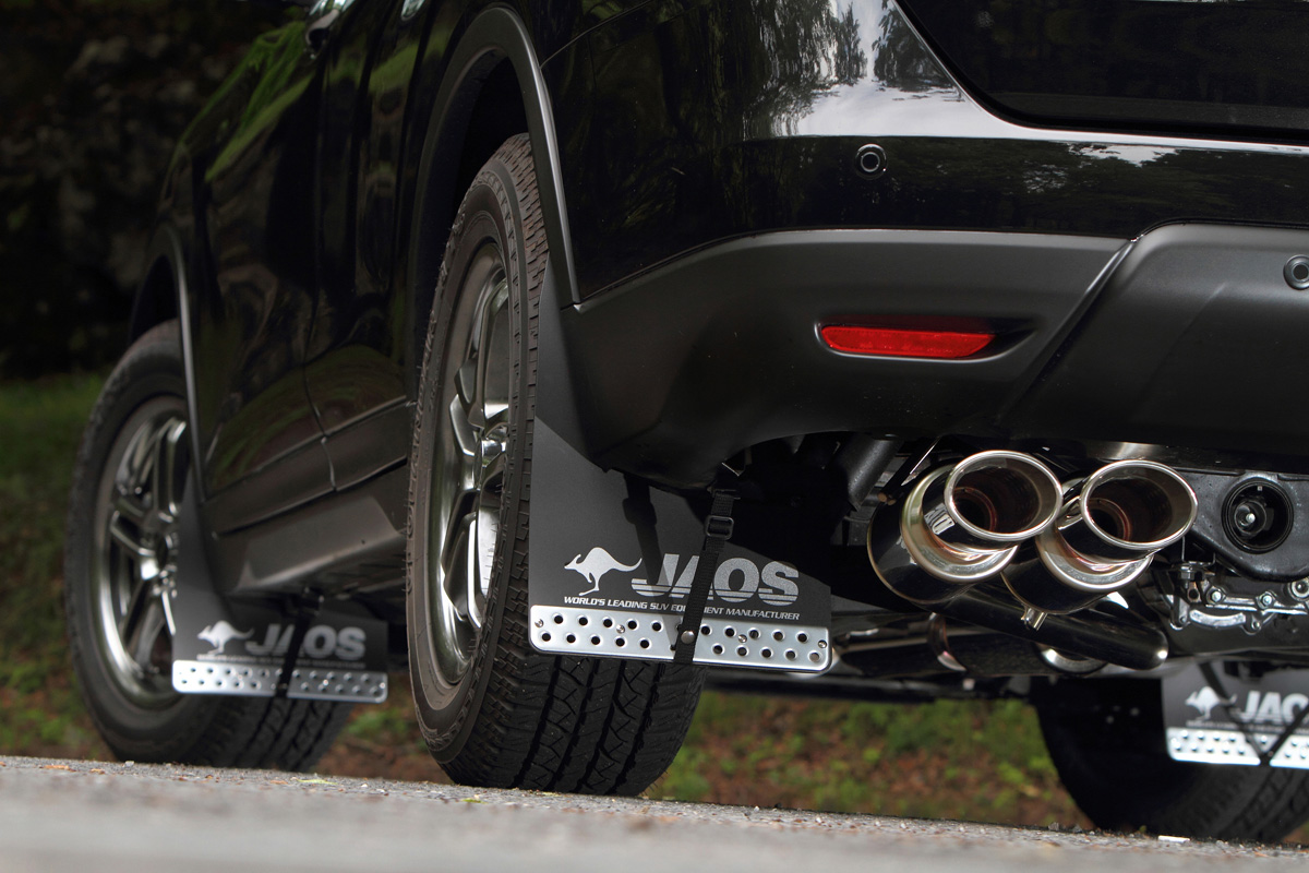 JAOS マッドガードⅢ リヤセット ブラック エクストレイル T32系｜株式