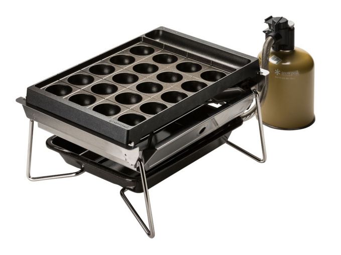 キャンプでたこパー！スノーピークからなんと「雪峰苑 たこ焼き