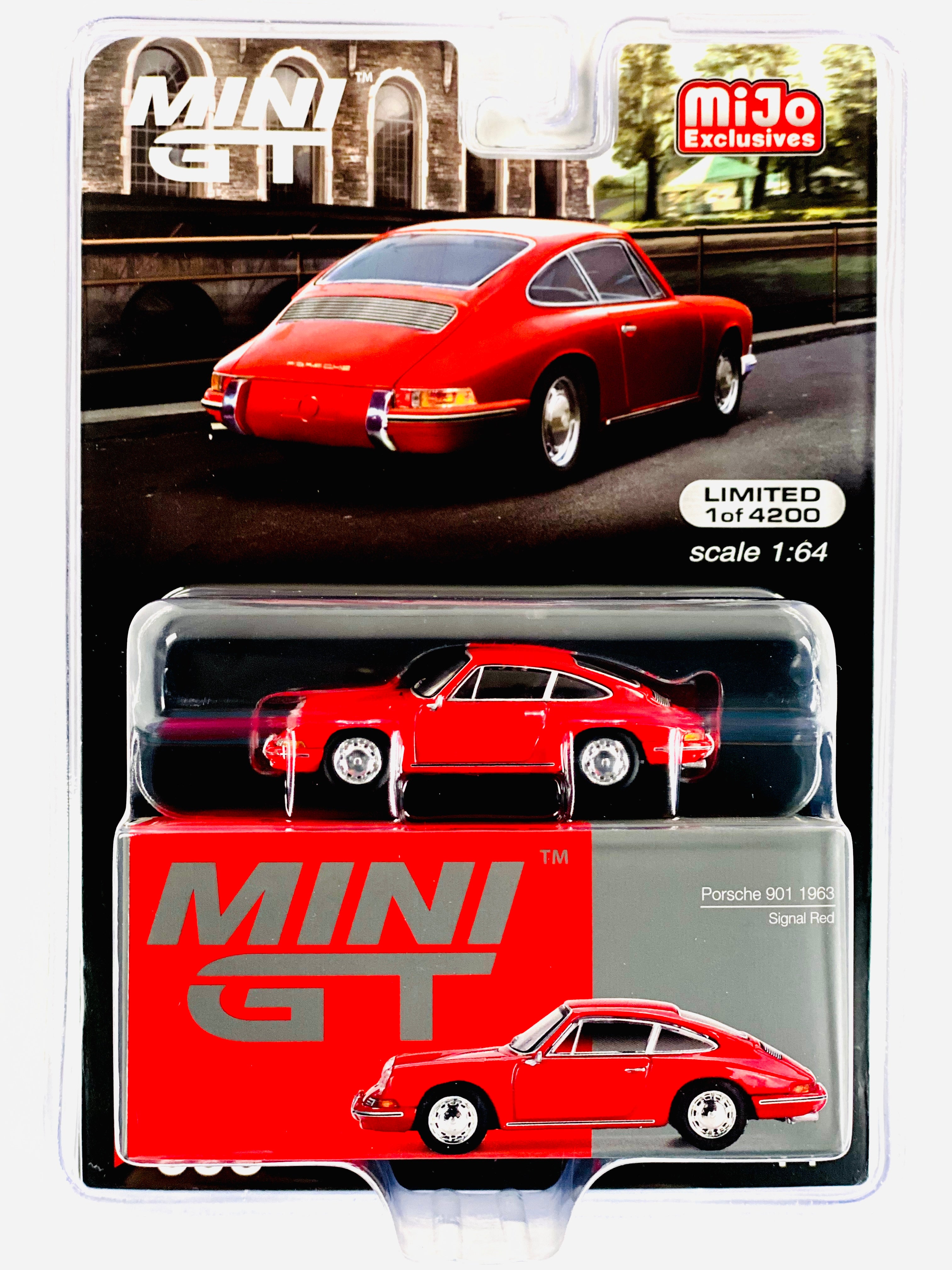 Mini GT Mijo Exclusive Porsche 901 1963 Signal Red #695 – Jcardiecast