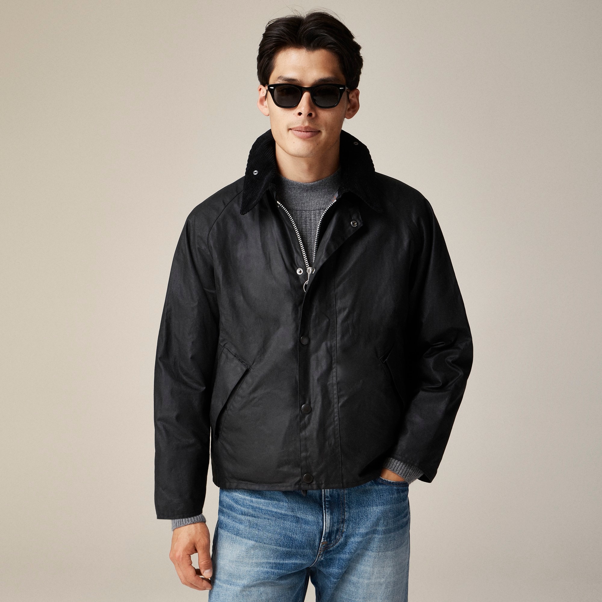 Barbour® Transport Wax Jacket For Men | J.Crew