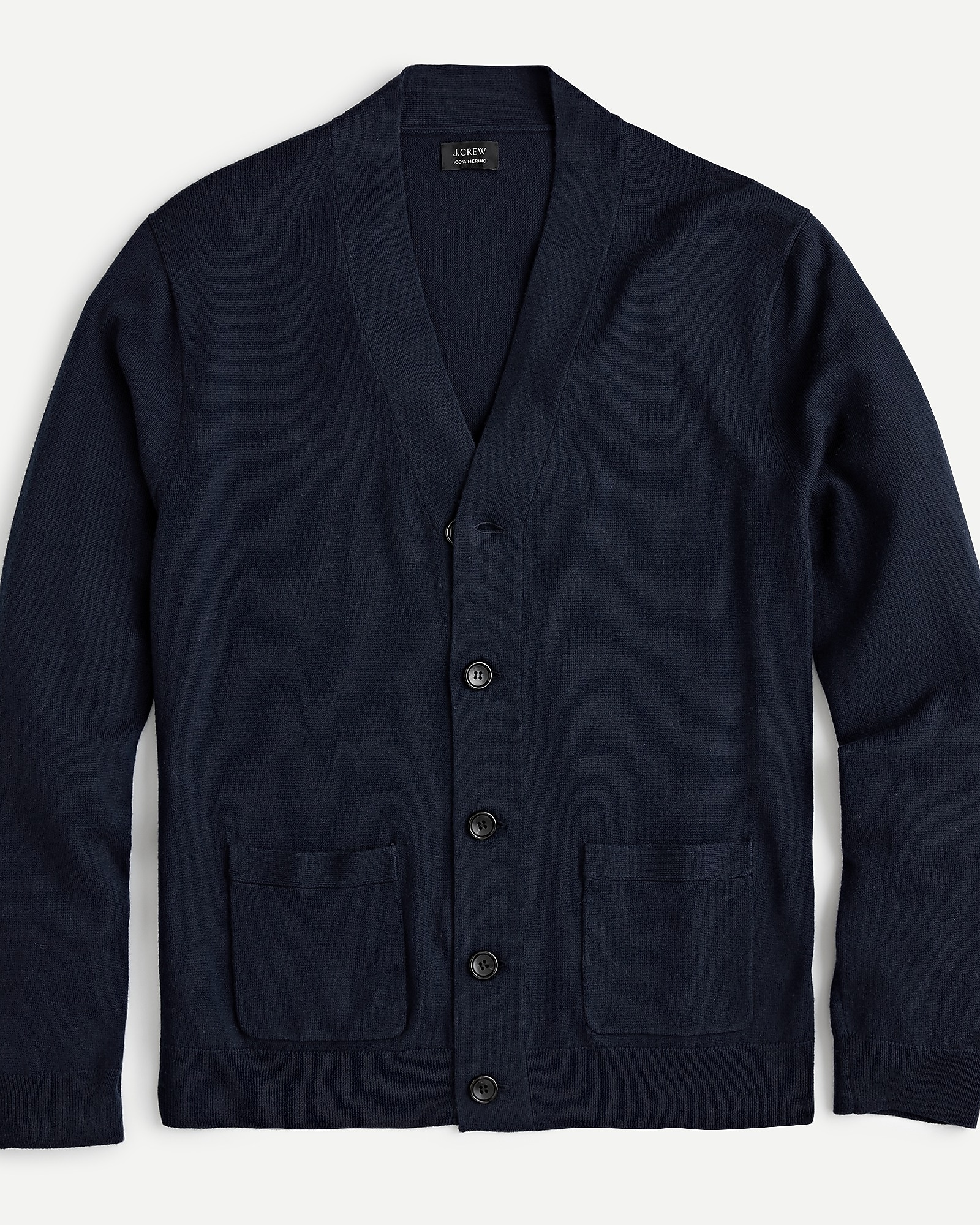 Washable Merino Wool Cardigan Sweater For Men | J.Crew