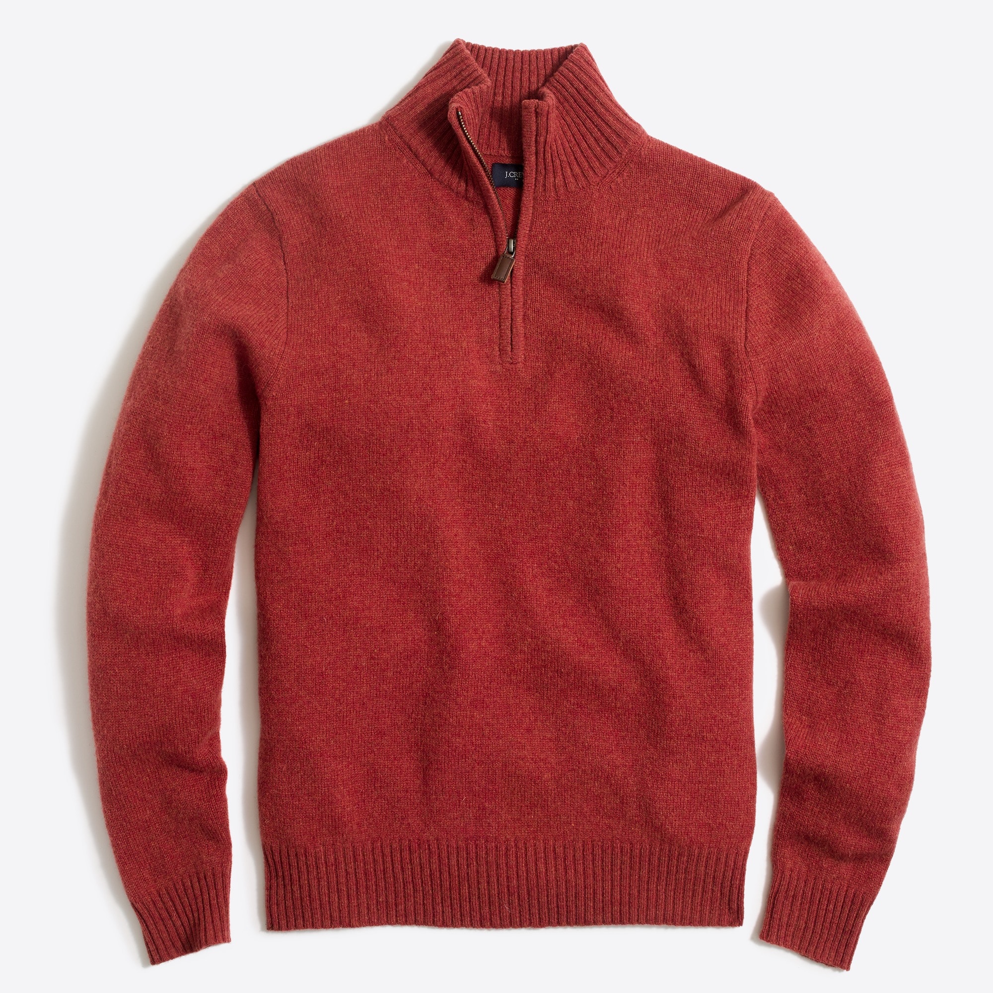 Lambswool Half-zip Sweater For Men | Factory