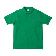 MS-3114】 6.5オンス CVC 鹿の子ドライポロシャツ(左胸ポケット付き