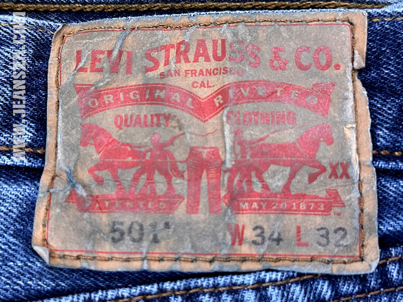 Used Jeans Levi's 501 Mexico W34L32 - JeansZa