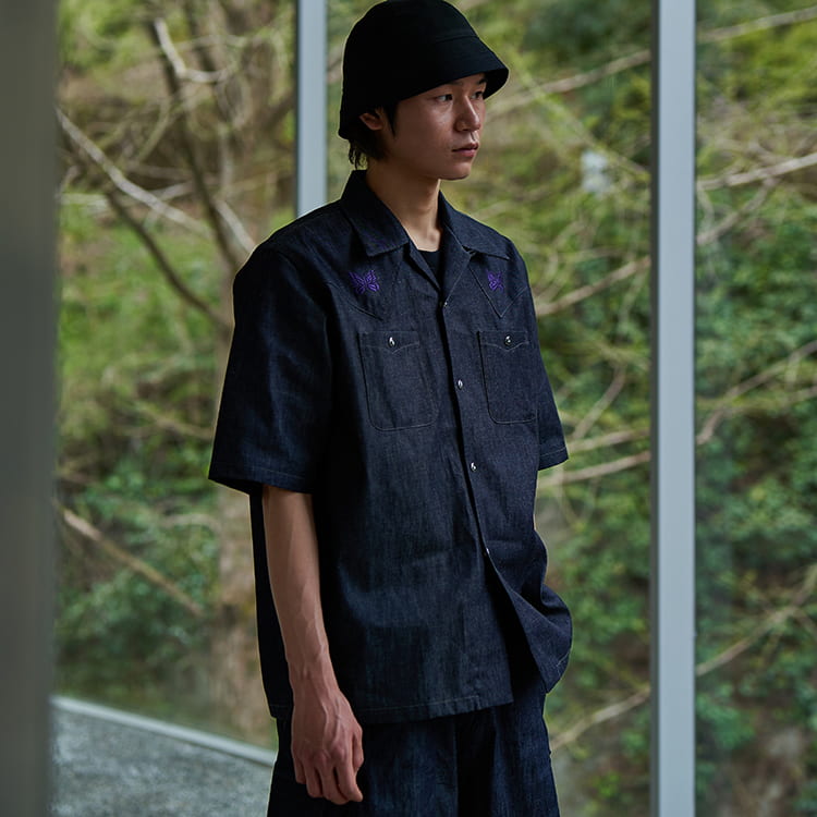 NEEDLES(ニードルズ) 24SS別注ヒザデルパンツ & カウボーイシャツを4