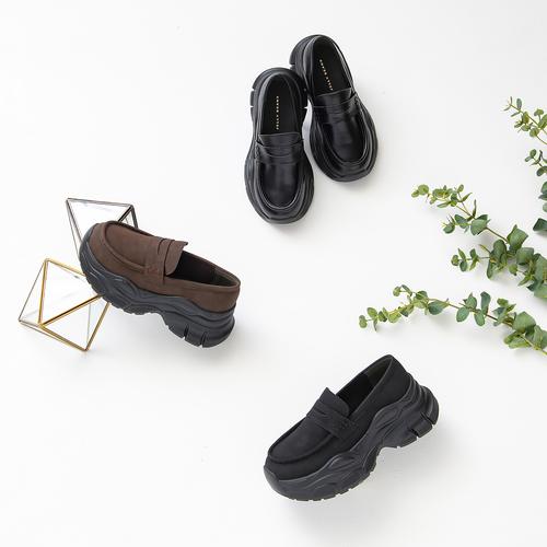 スニーカーソールローファー(S ブラック): スニーカー/ローファー