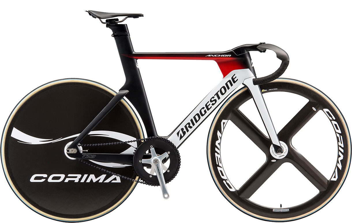 アンカーTR9 SSサイズ カーボントラックバイクフレーム ブラック