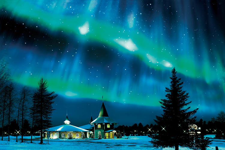 EPO-12-513s 風景 きらめくオーロラの夜-フィンランド 1000ピース