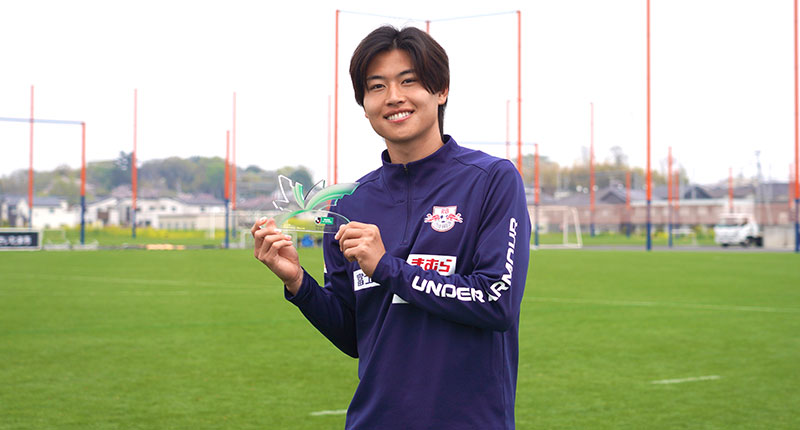 J2受賞者 RB大宮アルディージャ DF4 市原 吏音 ：明治安田Jリーグ