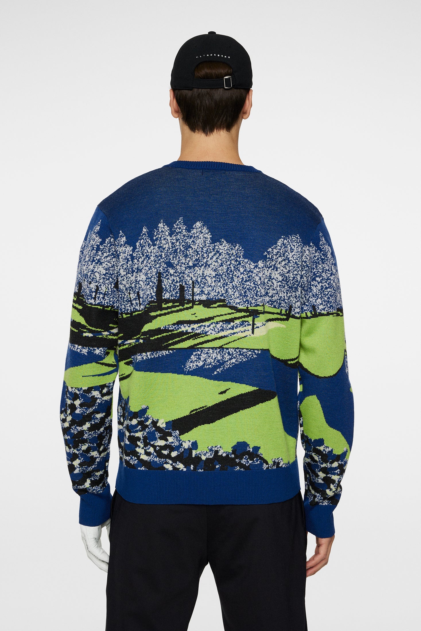 Alexander Jacquard Sweater / Watercolor Jacquard Estate – J.Lindeberg