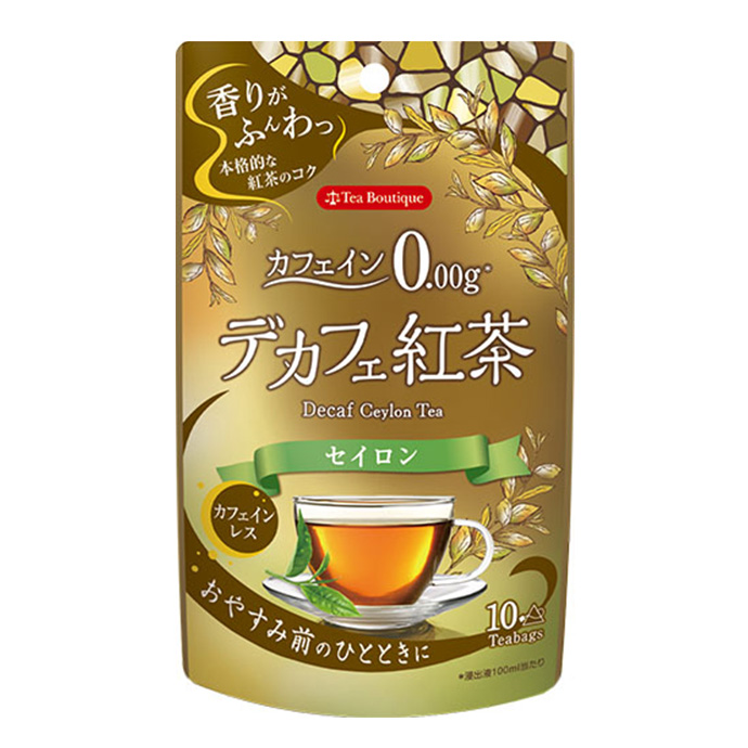 ティーブティック デカフェ紅茶 セイロン | 商品情報 | 日本緑茶センター