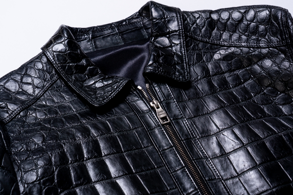 クロコダイルドリズラージャケット ｜ エキゾチックレザーマーケット