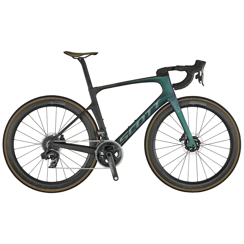 2021 Scott Foil 10 Disc Carbon Aero Road Bike in Green EX-DEMO