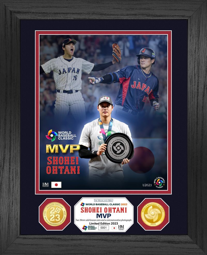 2023 WBC 大谷翔平選手(打者)ダブルフォトミント シリアルナンバー WBC