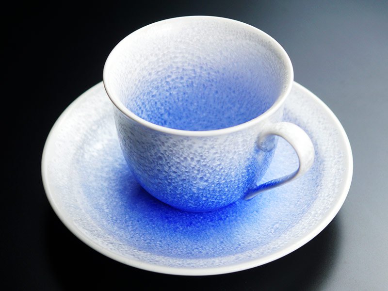 有田焼】広口コーヒーカップ 藍染水滴 - JTOPIA