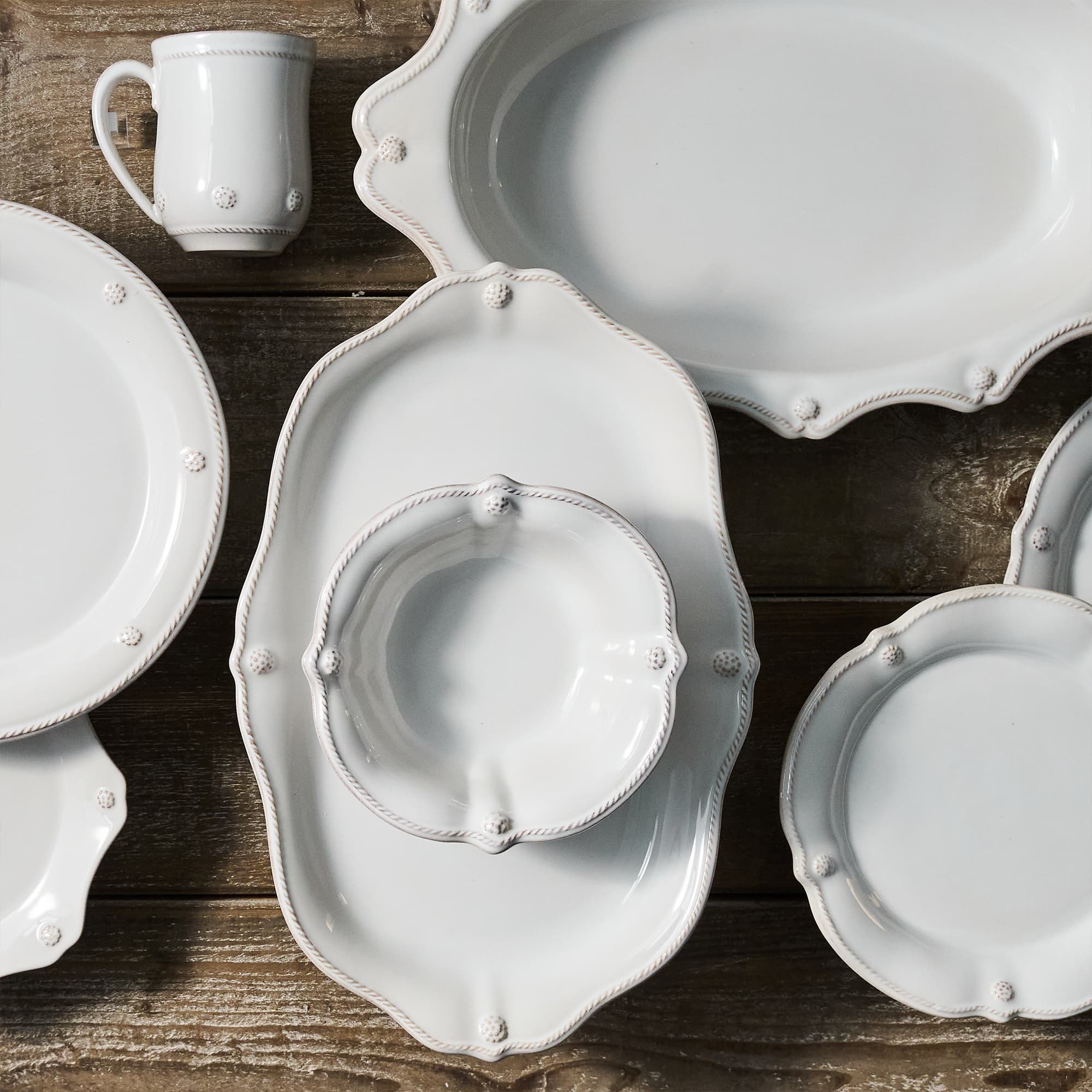 Shop Berry & Thread Dinner Plate - Northpole from Juliska. – Shop