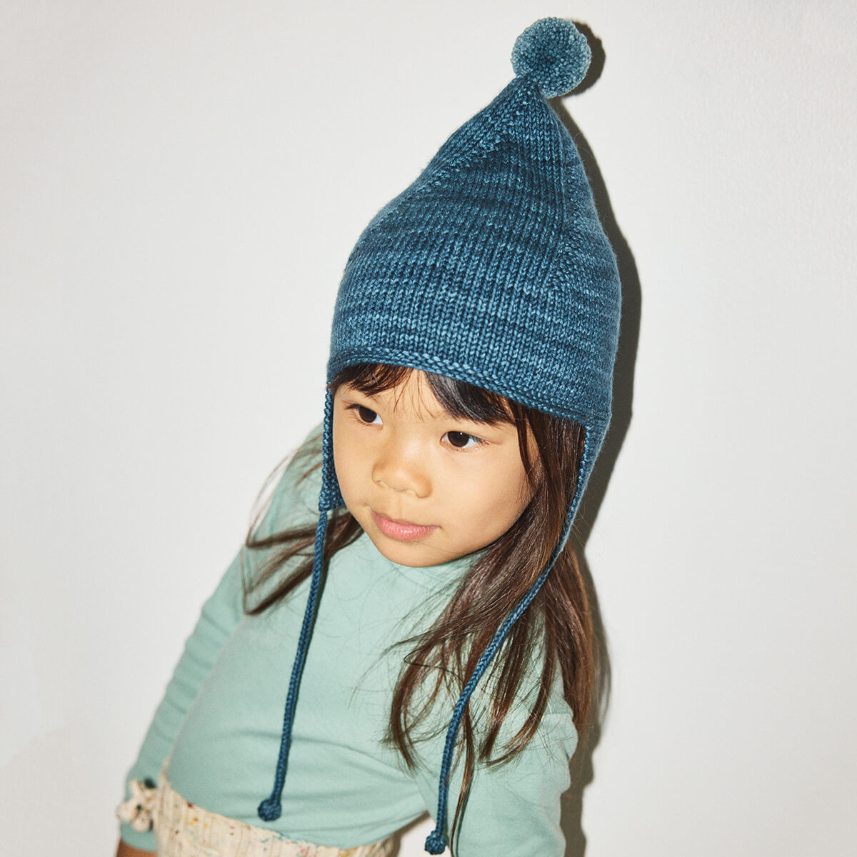 misha＆puff】Pointy Peak Hat 2-4y