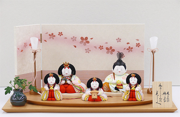 石川潤平工房】木目込ひな人形作品例 セット 岐阜県 美濃加茂市 人形処