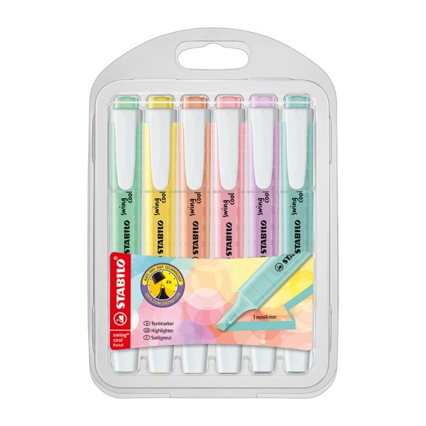 STABILO スタビロ スイングクール パステル 6色セット | マークス公式
