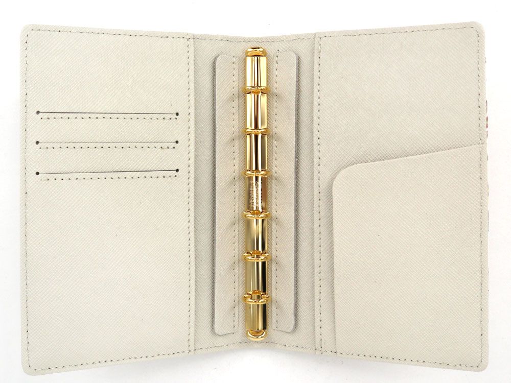 2025-8終了【11月下旬頃お届け】絢爛柄 システム手帳ミニ6穴【予約会