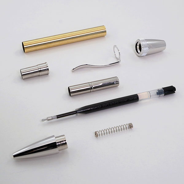 ◎ パトリオット（回転式ボールペン）ロジウム ニードルポイント【漢字