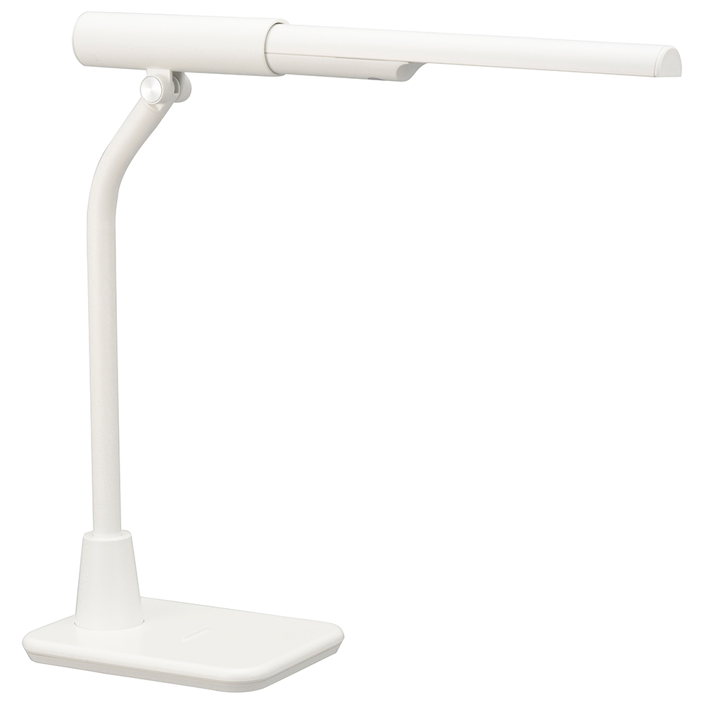 LED充電式学習スタンド マグネット着脱式 昼白色 ホワイト [品番]06