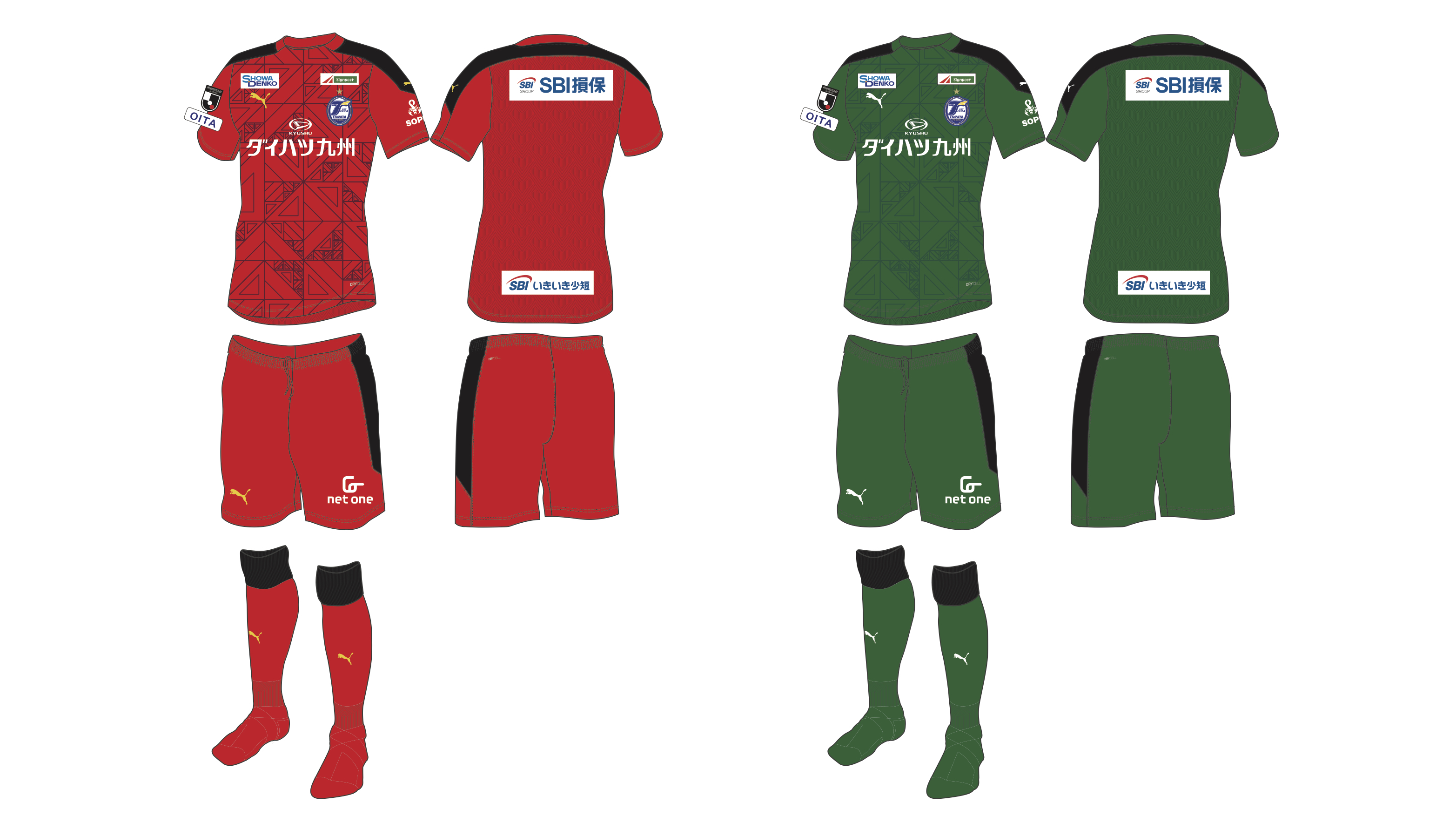 貴重】大分トリニータ2020シーズンGK用オーセンティックユニフォーム