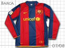 バルセロナ ユニフォームショップ 2007-2008 ホーム ＆ アウェイ