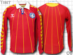 チベット代表 HUMMEL ユニフォームショップ 2001-2003 2006 TIBET Home