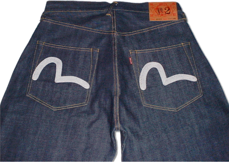 2001No.2ジーンズ刺繍カモメマークレギュラーフィットエヴィス(エビス