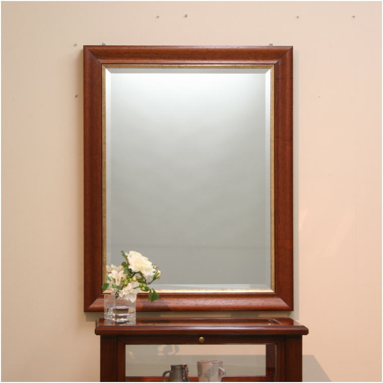 ミラー 鏡 fa1846 ウッディーウォールミラー 壁掛けミラー