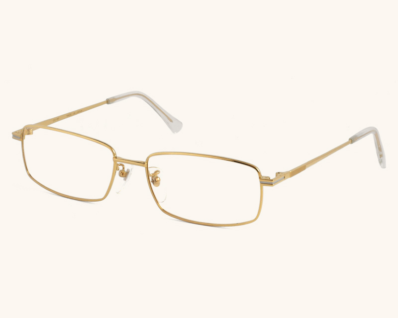 18金、14金ゴールドメガネ多数取揃え 銀座 東京のメガネ店トリプル