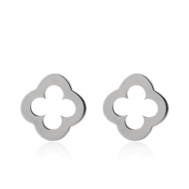 K18/Pt「アミ クローバー」ピアス｜【オレフィーチェ】Orefice