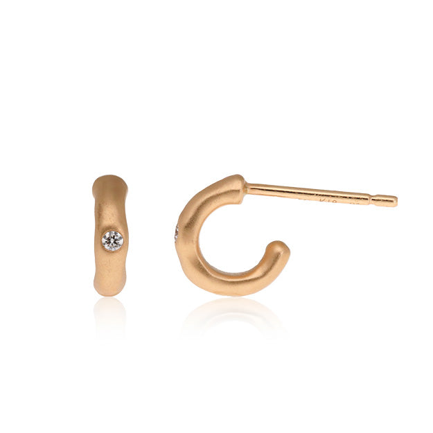 K18/Pt「ラーマ」ピアス｜【オレフィーチェ】Orefice