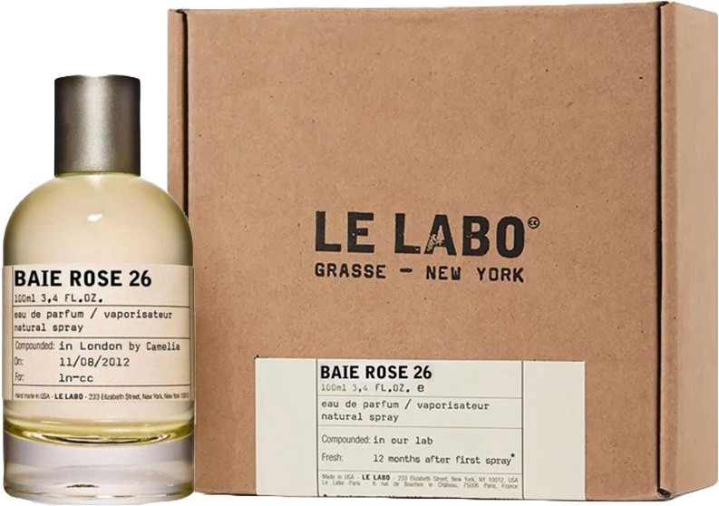 Купить духи Le Labo Baie Rose 26 Chicago. Оригинальная парфюмерия