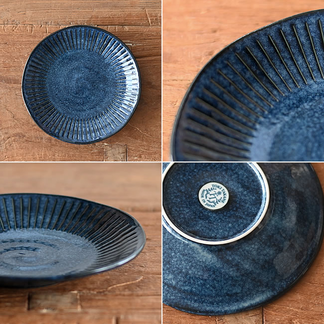 藍色十草 中皿 | ゼネラルストア オルネ