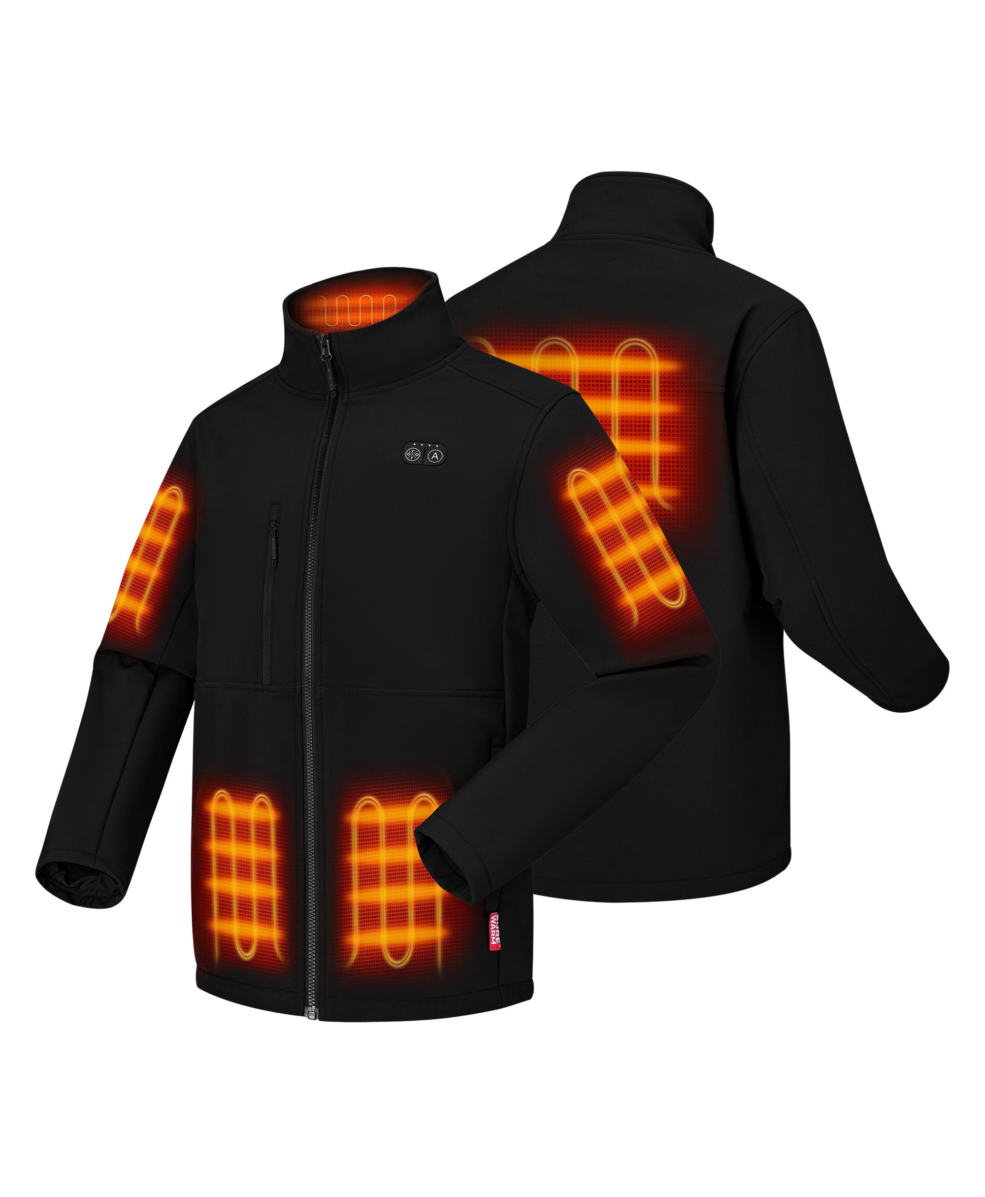 SureWarm® Men's 6-Zone Dual-Control Heated Softshell Jacket | ororo®